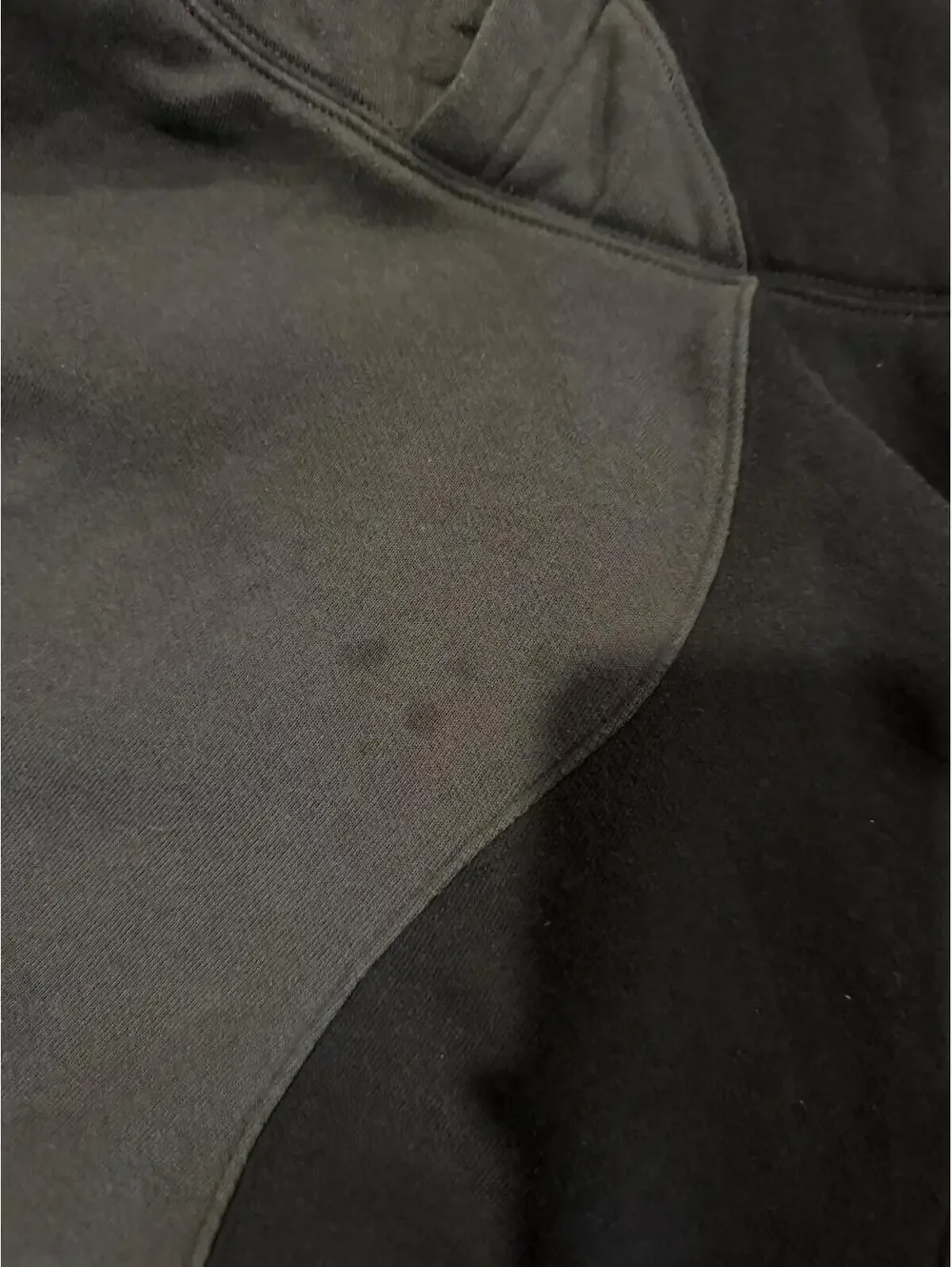 Alo Yoga Make Waves Olive Green Hoodie small stain see description sz L - Picture 4 of 4